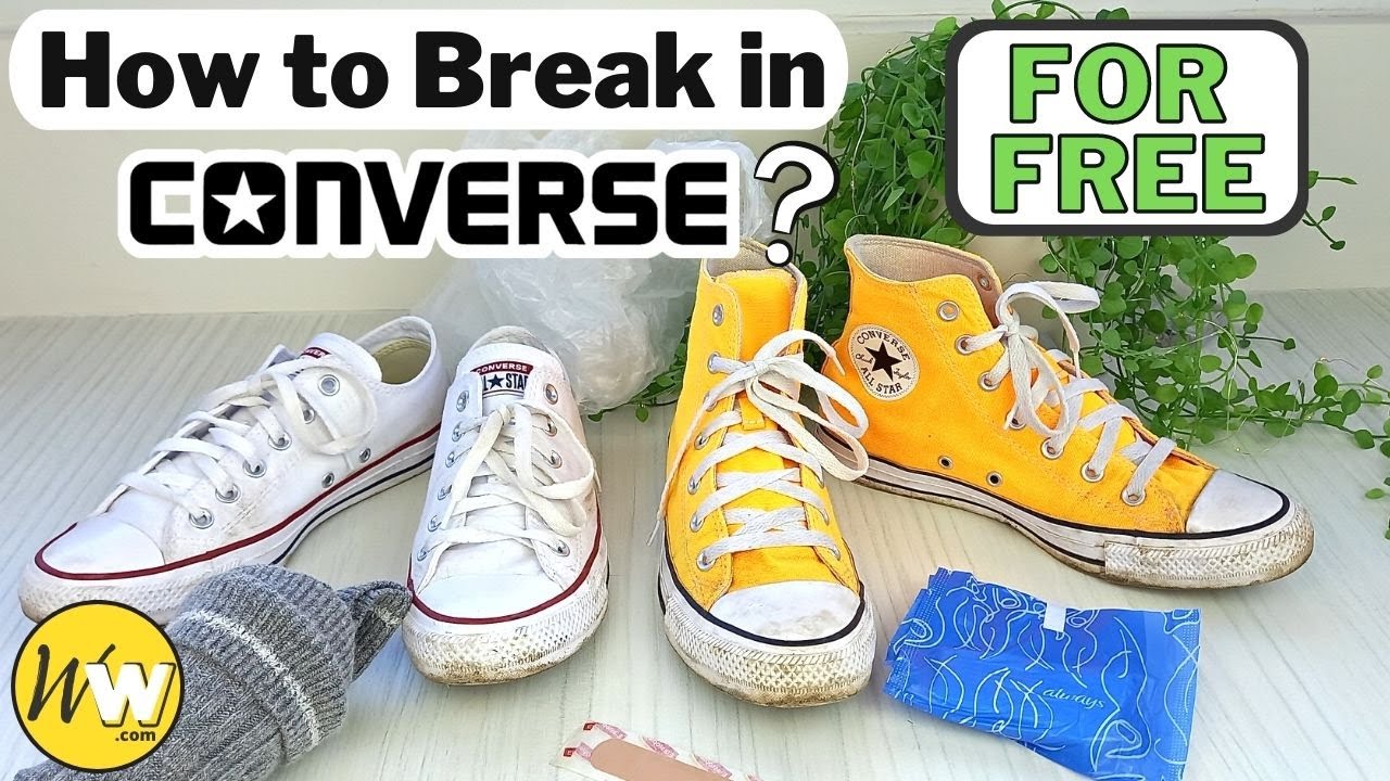 How To Break In Converse High Tops Shoe Effect