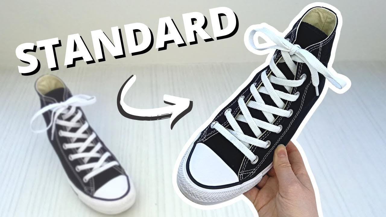How to Tie Laces on Converse? - Shoe Effect