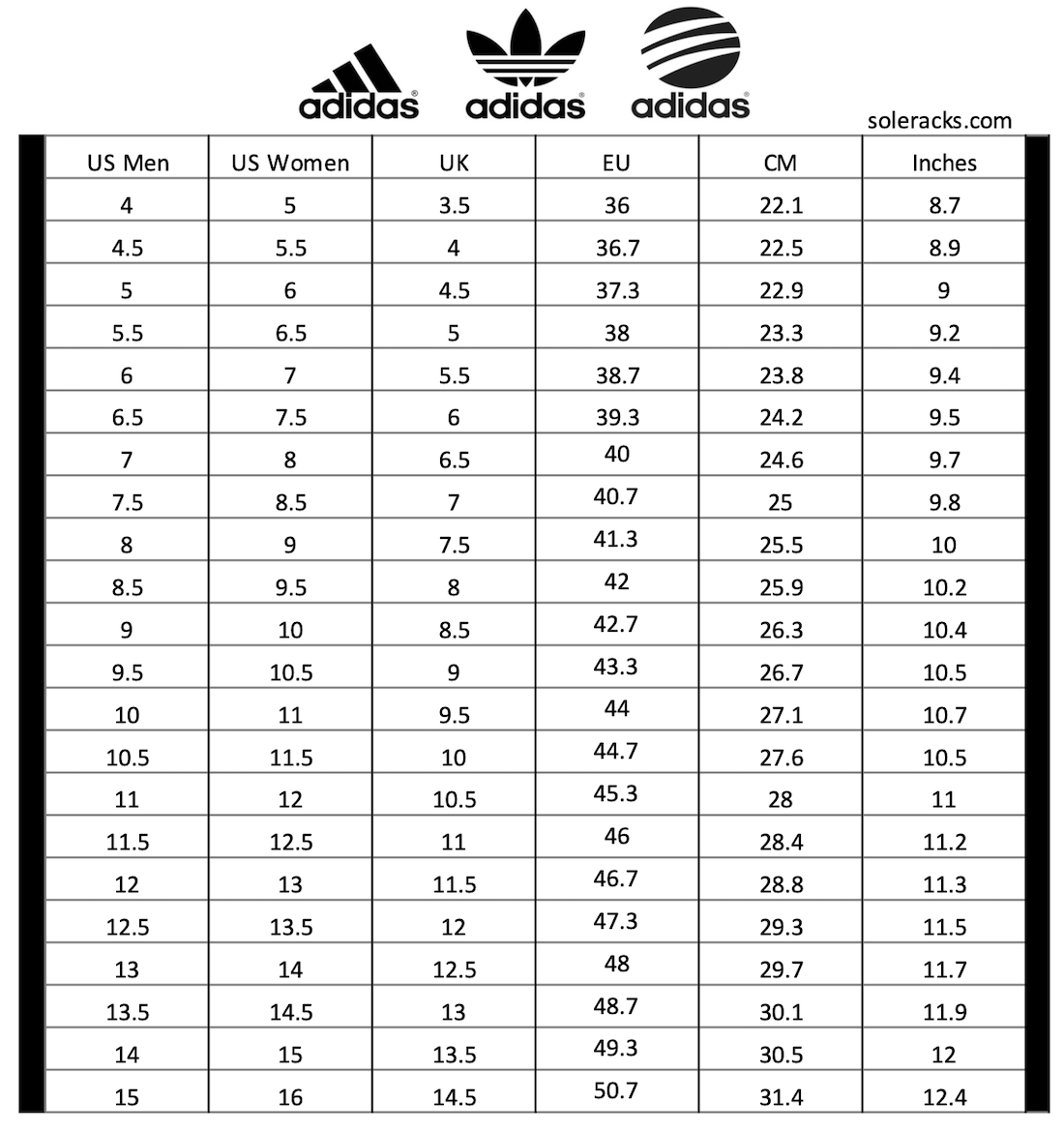 How to Size Adidas Shoes? Shoe Effect