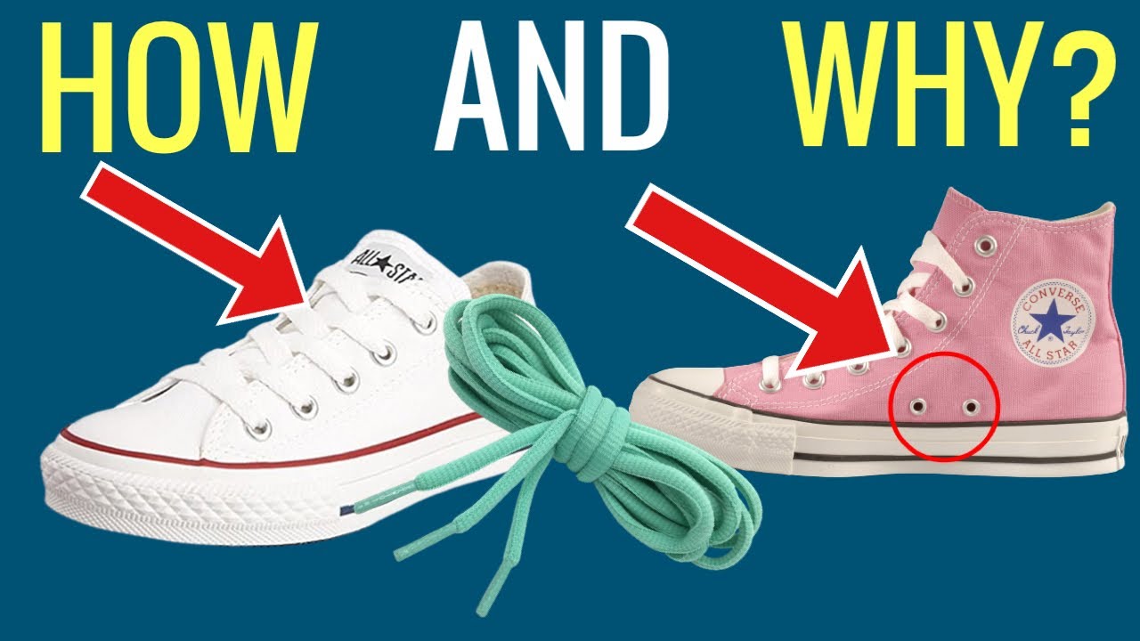 How to Lace Converse With Side Holes? - Shoe Effect