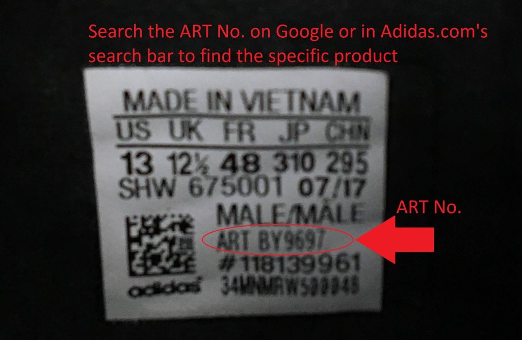 The Adidas Shoe Tag Decoder: Understanding Your Pair - Shoe Effect